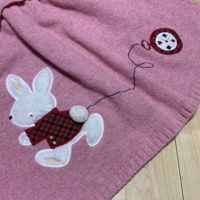 ファミリア うさぎ ニットワンピース 80 | littleitalypizzamemphis.com