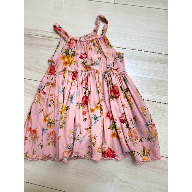 NEXT(ネクスト)のnext 花柄キャミソールワンピース　ピンク キッズ/ベビー/マタニティのキッズ服女の子用(90cm~)(ワンピース)の商品写真