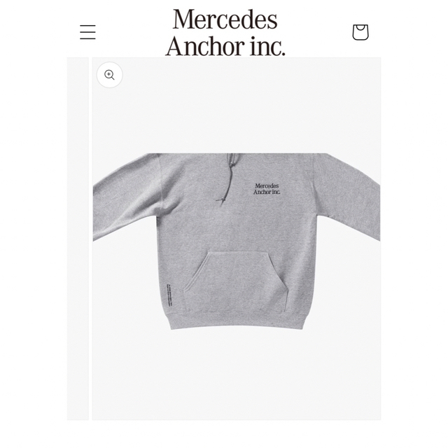 Mercedes Anchor Inc Hoodie パーカー L BLACK-