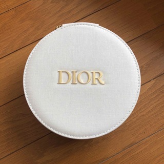 ディオール(Dior)のDIOR ディオール　バニティポーチ　ホワイト(メイクボックス)