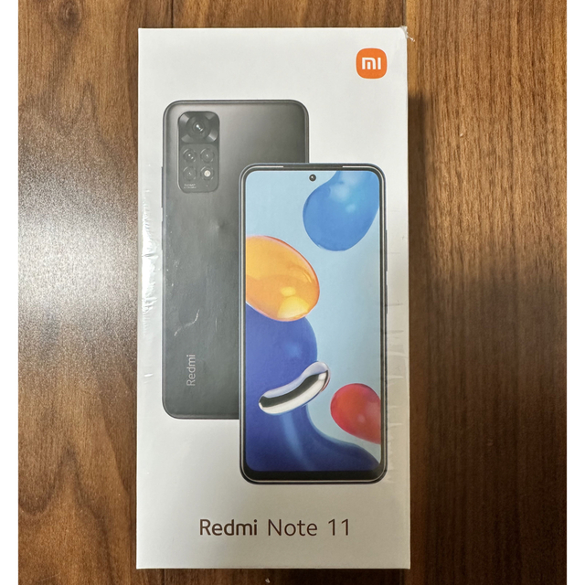 スマートフォン本体Redmi Note 11(グラファイトグレー)