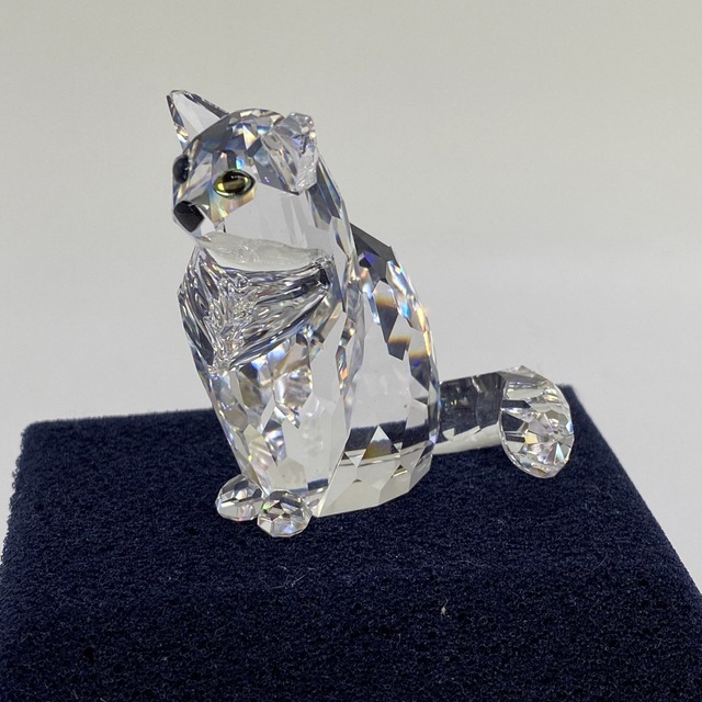 箱入り　SWAROVSKI スワロフスキー ネコ　ねこ　猫　イヌ？　no.35