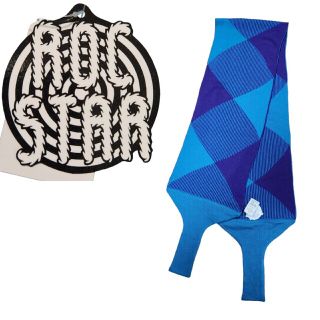 ロックスター(ROC STAR)のロックスター　ROC STAR　マフラー　ターコイズブルー　定価1.5万(マフラー)