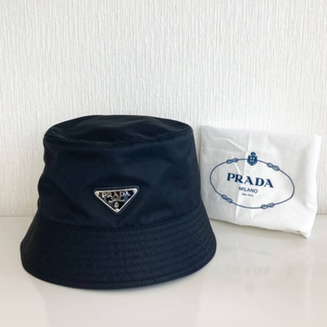 大放出セール】 PRADA プラダ ナイロン バケットハット ブラック 新品