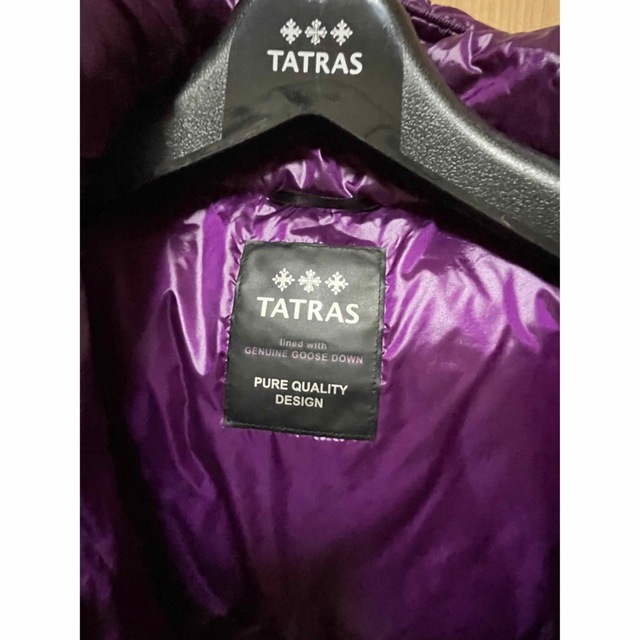 TATRAS ダウンベスト パープル 03 ハンガー付き 2022年新作入荷
