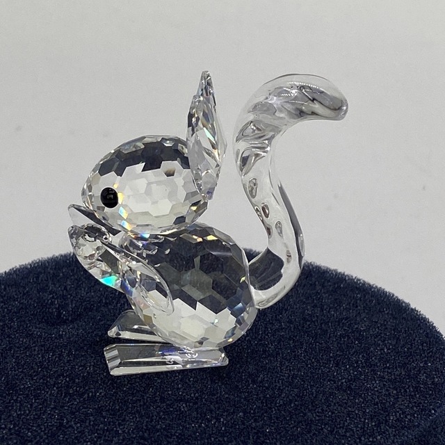 SWAROVSKI - 箱入り SWAROVSKI スワロフスキー リス 置物 クリスタル