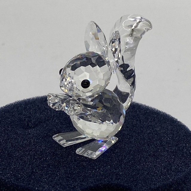 SWAROVSKI - 箱入り SWAROVSKI スワロフスキー リス 置物 クリスタル