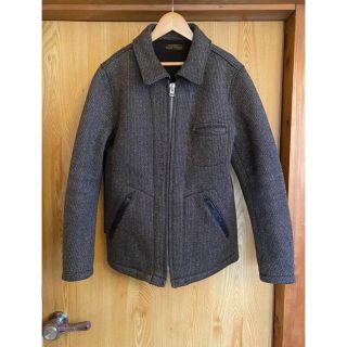 ショット(schott)のブラウンズビーチジャケット　ごましお　古着　フルカウント(ブルゾン)