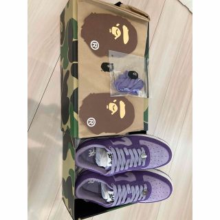 アベイシングエイプ(A BATHING APE)の A BATHING APE BAPE STA #3 27cm PURPLE(スニーカー)