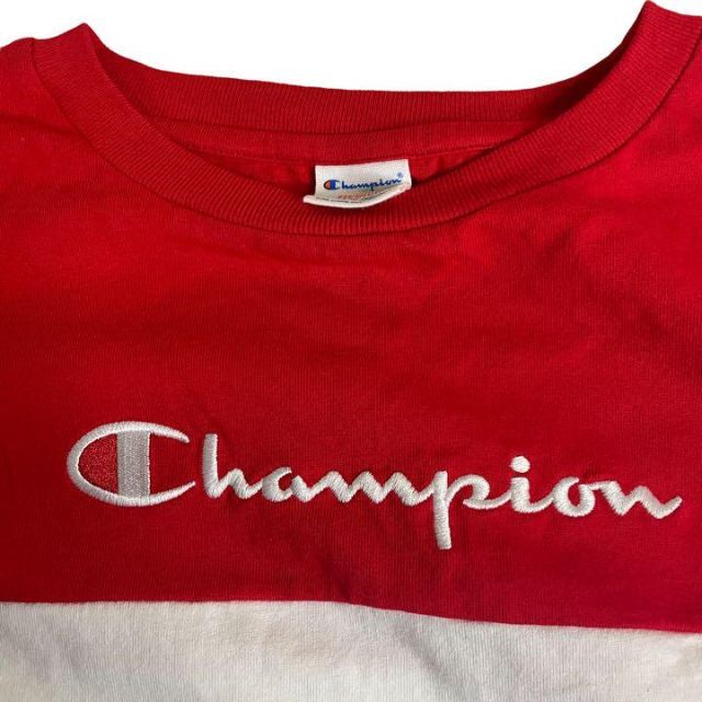 champion チャンピオン リブあり ロンT マルチカラー - Tシャツ