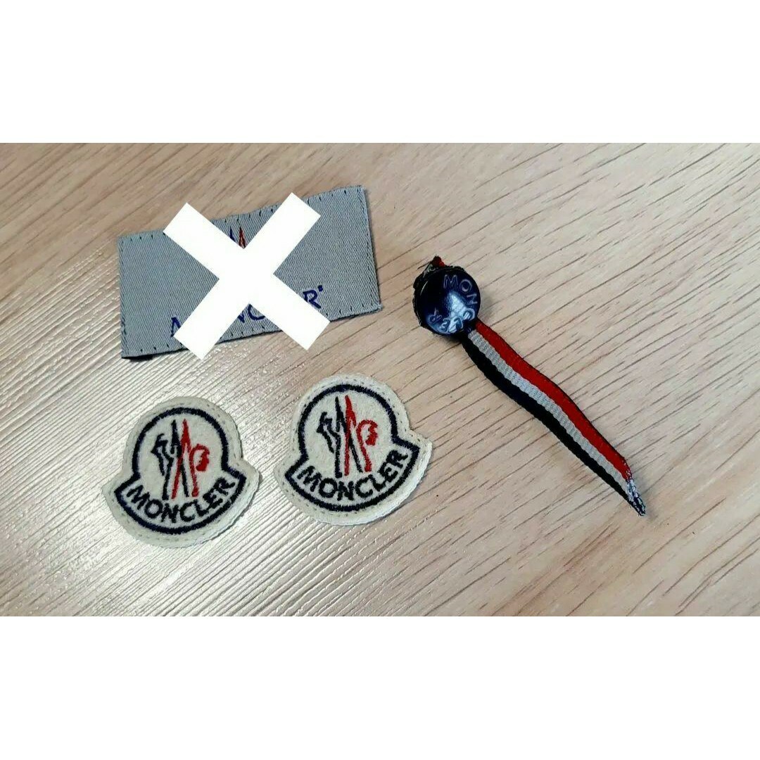 MONCLER モンクレール ワッペン タグ ネット販売品 ハンドメイド | qofl.lk