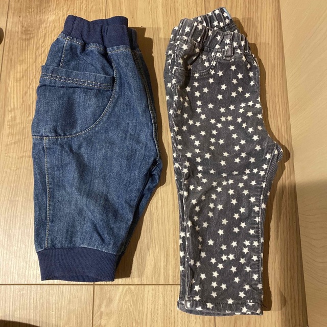 babyGAP(ベビーギャップ)のズボン　パンツ　2枚セット　80cm キッズ/ベビー/マタニティのベビー服(~85cm)(パンツ)の商品写真