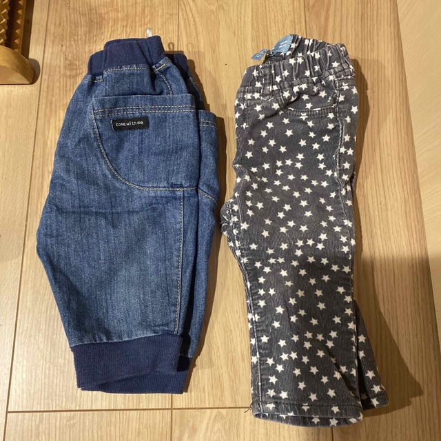 babyGAP(ベビーギャップ)のズボン　パンツ　2枚セット　80cm キッズ/ベビー/マタニティのベビー服(~85cm)(パンツ)の商品写真