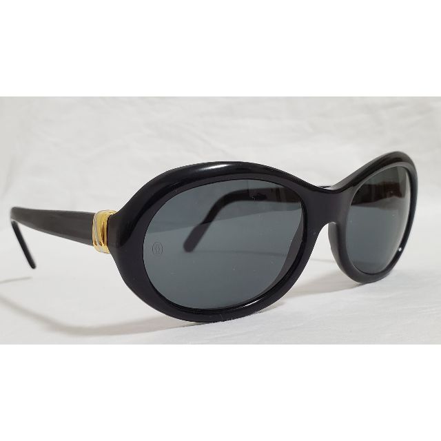 Cartier(カルティエ)の正規 カルティエ トリニティ 3連リング オーバルフルフレームサングラス黒 眼鏡 レディースのファッション小物(サングラス/メガネ)の商品写真