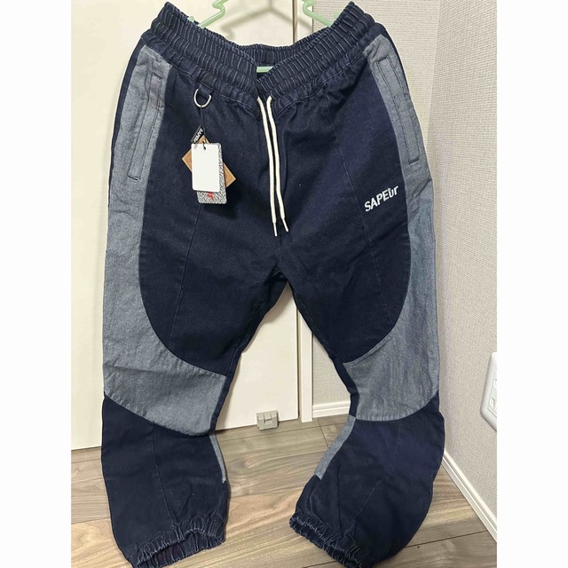 SAPEur DENIM TRACK PANTS インディゴ　XXL 新品未使用デニム