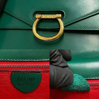 celine - 極 美品 希少品 CELINE セリーヌ ヴィンテージ ロゴ 金具 