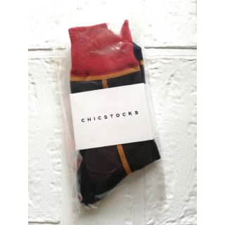 シックストックス(CHICSTOCKS)の新品 CHICSTOCKS × STUDIOUS  ラインソックス(ソックス)