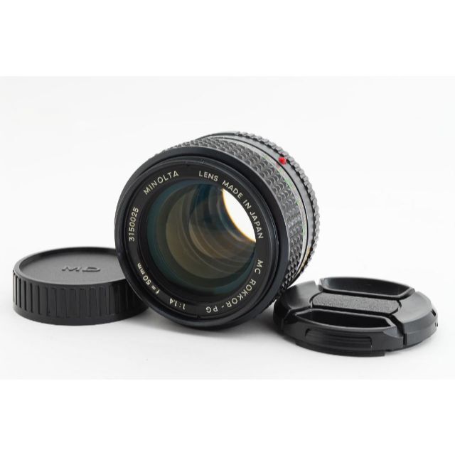 MINOLTA MC ROKKOR-PG 50mm F1.4 L599 半額SALE☆ 3444円引き www