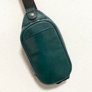 エルゴポック(HERGOPOCH)のHERGOPOCH エルゴポック 2WAYショルダーバッグ Green×Navy(ボディーバッグ)