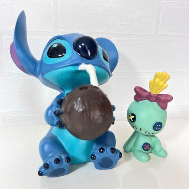 特上美品 希少 極美品☆リロ&スティッチ ベンチプランタースタンド