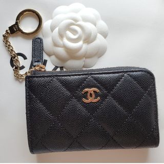 シャネル(CHANEL)のシャネル♡キーチェーン付き♡ミニウォレット♡コインケース♡カードケース(財布)