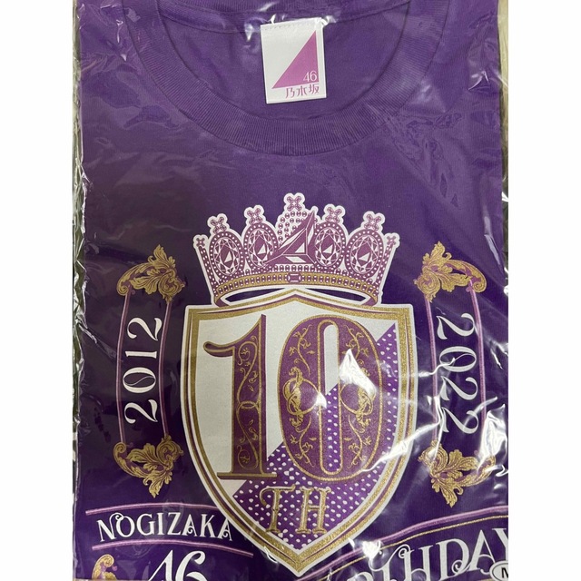 Tシャツ 紫/10th YEAR BIRTHDAY Mサイズ