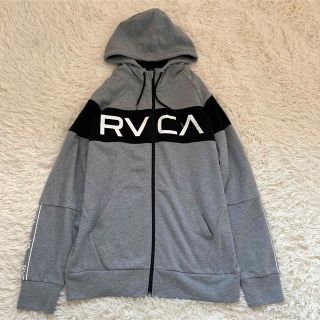 ルーカ(RVCA)の【RVCA】ルーカ XL ジップパーカー グレー スウェット(パーカー)