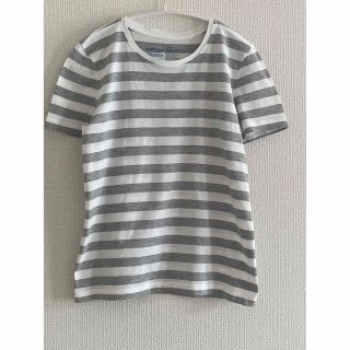 ムジルシリョウヒン(MUJI (無印良品))の☆無印　ボーダーＴシャツ　Ｌ(Tシャツ(半袖/袖なし))