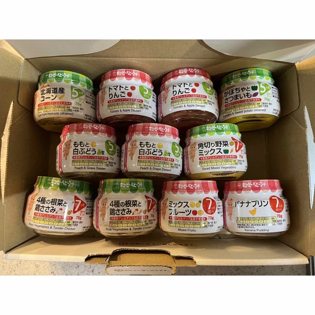 キユーピー(キユーピー)の④キユーピー離乳食🥄5ヶ月〜×6点、7ヶ月〜×5点セット キッズ/ベビー/マタニティの授乳/お食事用品(その他)の商品写真