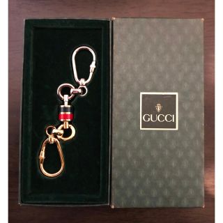 グッチ(Gucci)の219 GUCCI グッチ キーリング シェリーライン A500(キーホルダー)