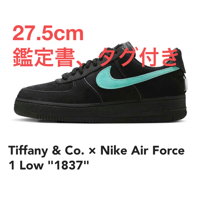 NIKE(ナイキ)のティファニー Tiffany nike ナイキ エアフォース1 ロー 1837 メンズの靴/シューズ(スニーカー)の商品写真