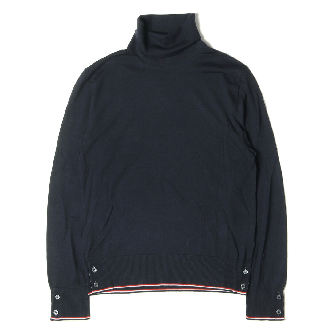 THOM BROWNE - THOM BROWNE トムブラウン ニット トリコロール リブ