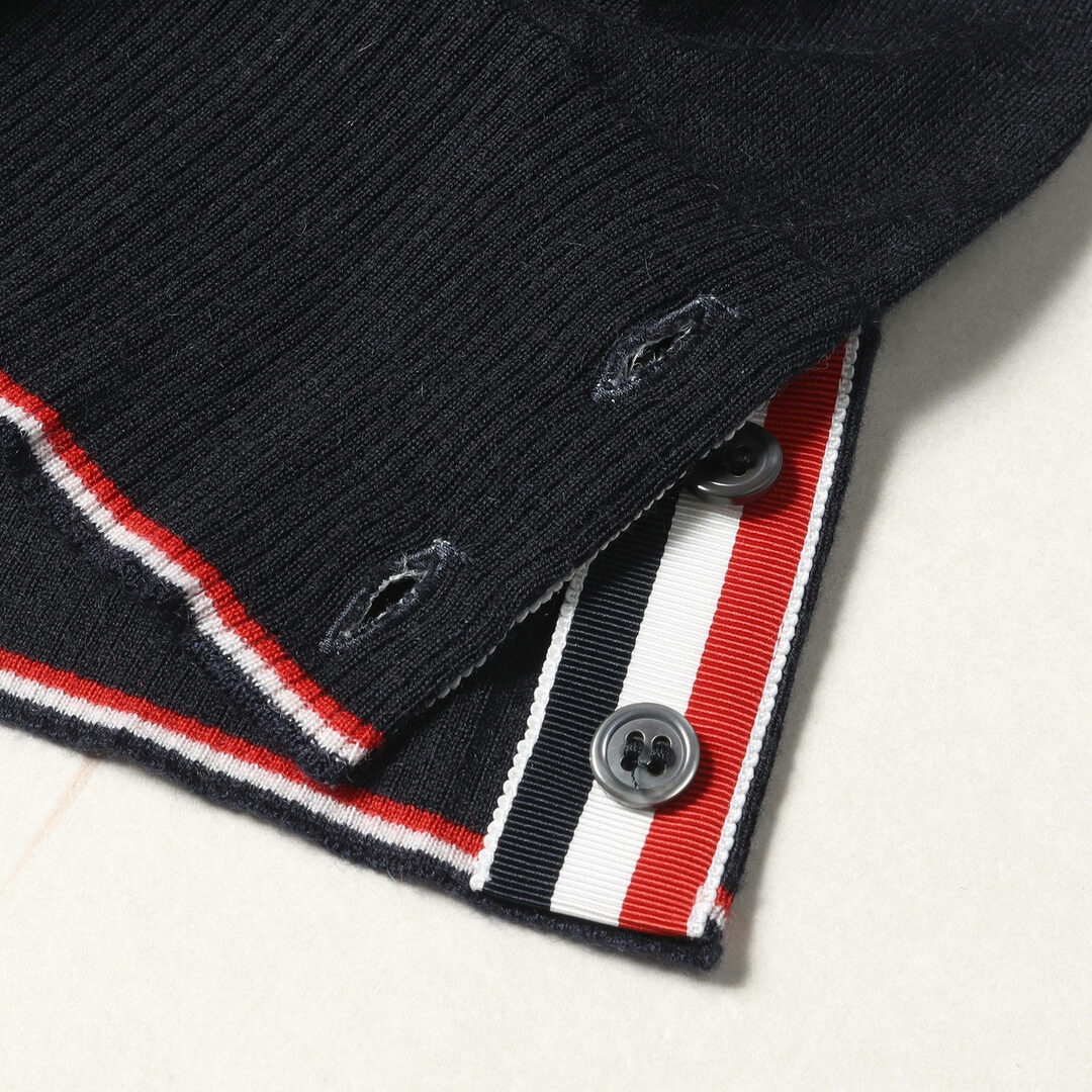THOM BROWNE - THOM BROWNE トムブラウン ニット トリコロール リブ