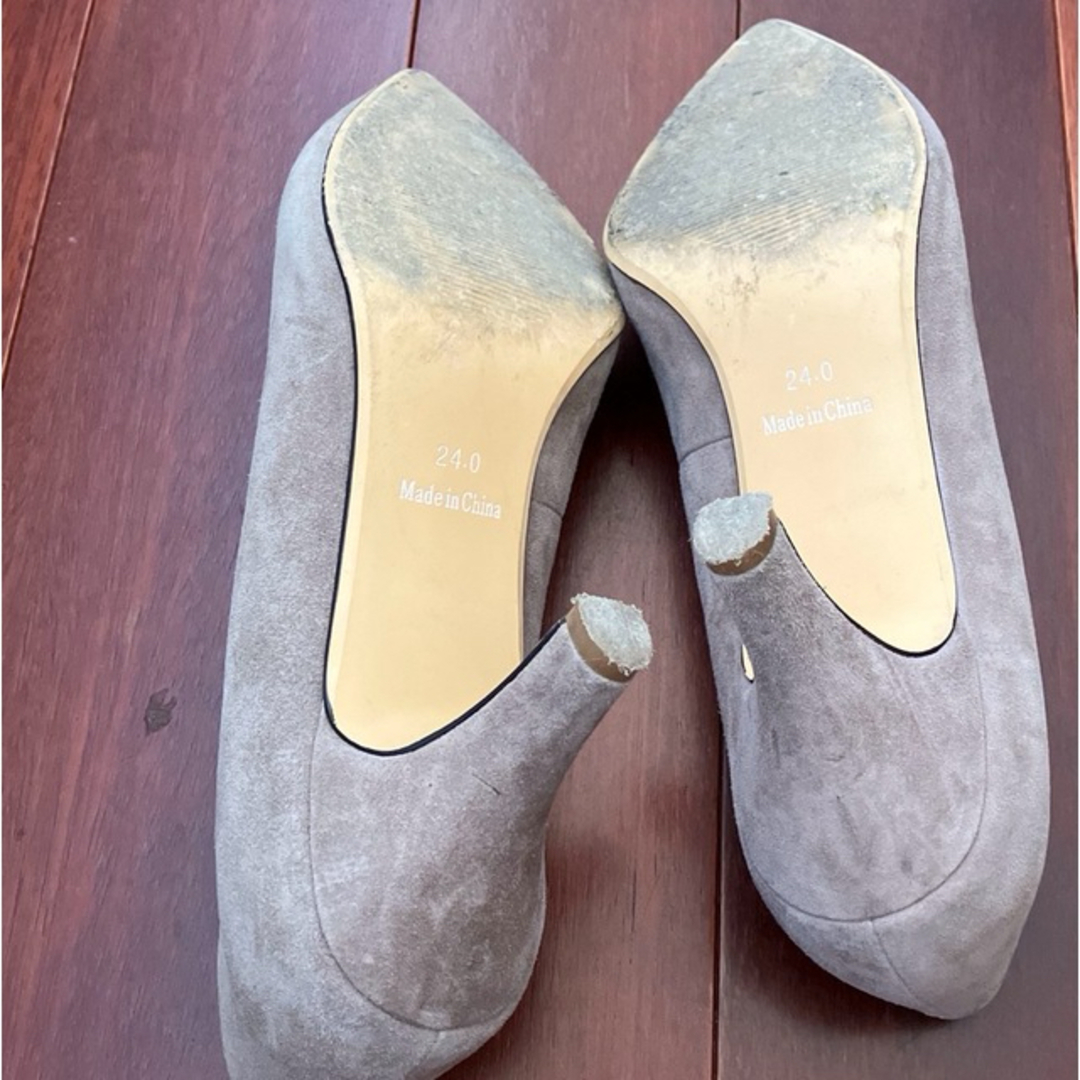 PARIGOT(パリゴ)のスエードパンプス（パリゴ） レディースの靴/シューズ(ハイヒール/パンプス)の商品写真