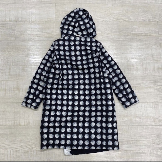 未使用 MaxMara コレクション ライン リバーシブル 花柄 フード コート