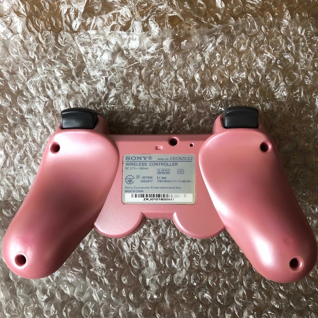 PlayStation3(プレイステーション3)のsony 純正 Dualshock 3 ps3 コントローラー ピンク エンタメ/ホビーのゲームソフト/ゲーム機本体(家庭用ゲーム機本体)の商品写真
