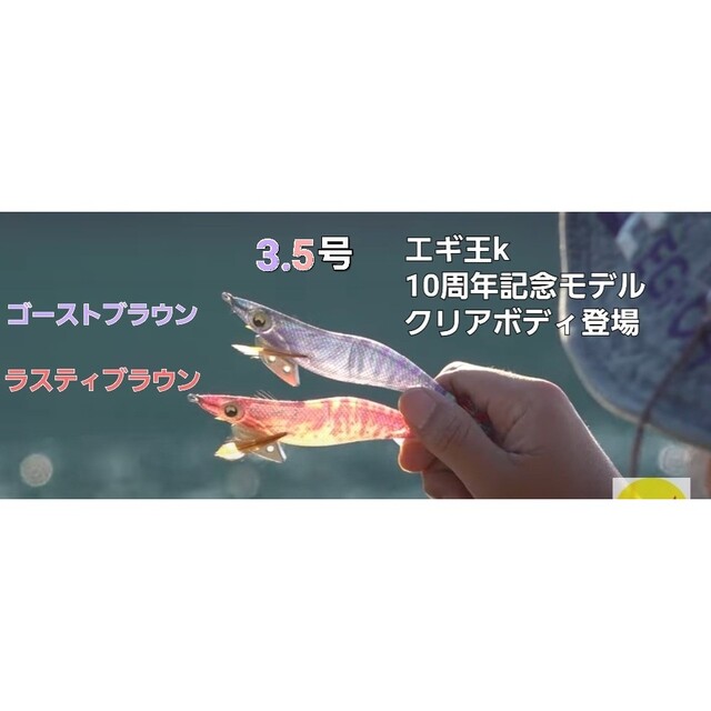 エギ王K 10周年記念モデル 4本 ➕ ネオンブライト3本