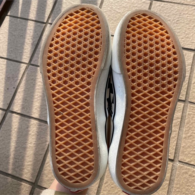 VANS(ヴァンズ)のブロックチェックvans キッズ/ベビー/マタニティのキッズ靴/シューズ(15cm~)(スニーカー)の商品写真