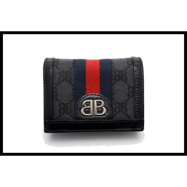 ブランドのギフト Balenciaga - グッチコラボ2つ折り財布□02td231111