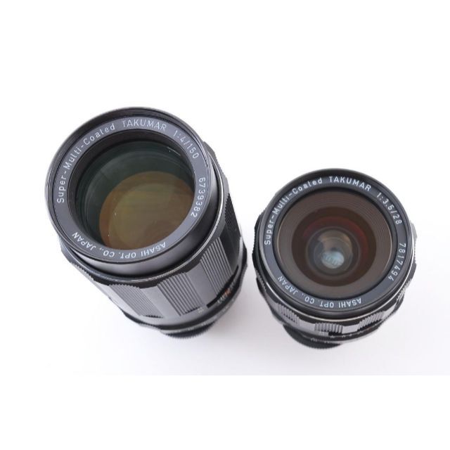 SMC Takumar 28mm F3.5 150mm F4 2点 L610 【超目玉枠】 62.0%OFF