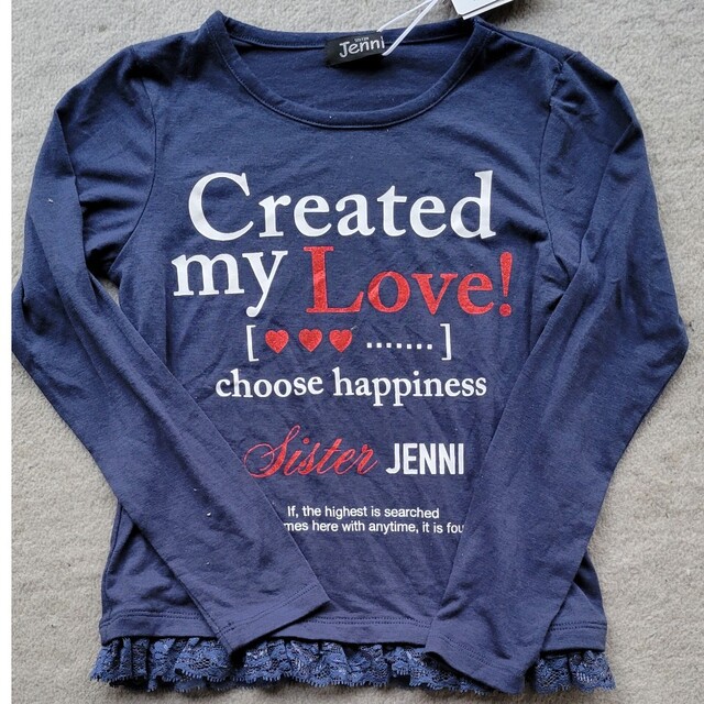 JENNI(ジェニィ)のJENNIトップス130 キッズ/ベビー/マタニティのキッズ服女の子用(90cm~)(Tシャツ/カットソー)の商品写真