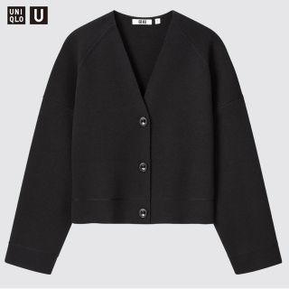 ユニクロ(UNIQLO)のまゆ様　uniqlo u メリノブレンドショートカーディガン (カーディガン)