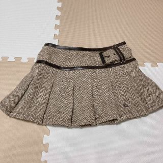 バーバリーブルーレーベル(BURBERRY BLUE LABEL)のBURBERRY BLUE LABELツイードミニスカート size36(ミニスカート)