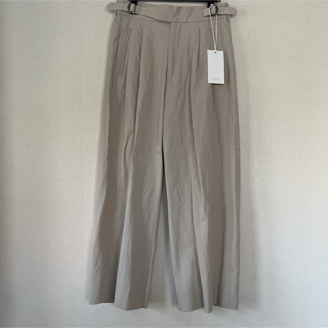 21ss YOKE  2TUCK WIDE GURKHA TROUSERS