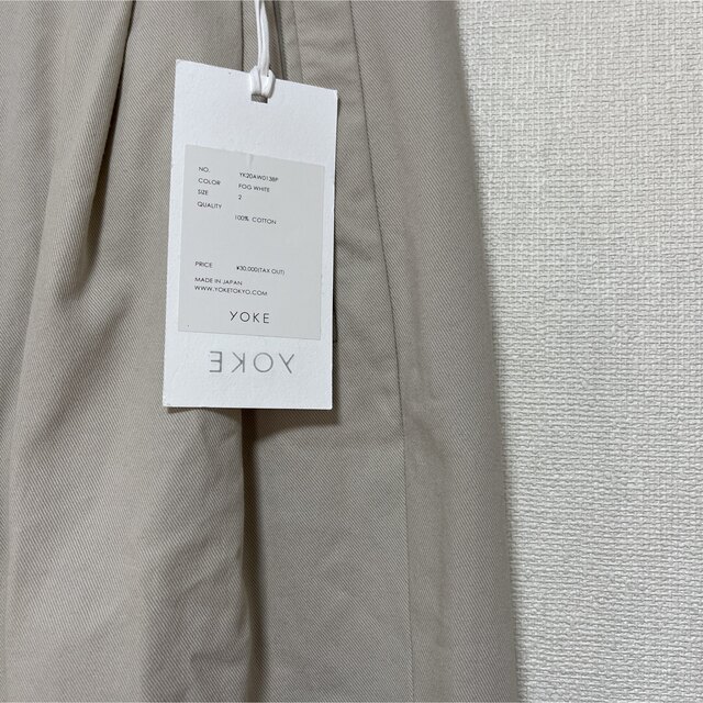 21ss YOKE  2TUCK WIDE GURKHA TROUSERS