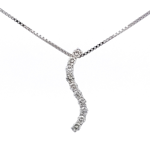上品天然アメジスト 2.38ct K18WG ホワイトゴールドネックレス | www