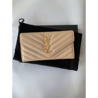 Saint Laurent - 【美品】サンローラン YSL モノグラム フラップ 長 Saint Laurent - 【美品】サンローラン YSL モノグラム フラップ 長