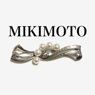 MIKIMOTO - ミキモト silver925 パールブローチ 真珠の通販 by アル ...