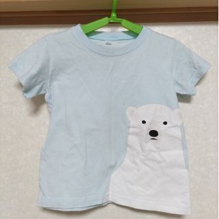 ムジルシリョウヒン(MUJI (無印良品))の無印良品　しろくまティシャツ　キッズ　100cm(Tシャツ/カットソー)