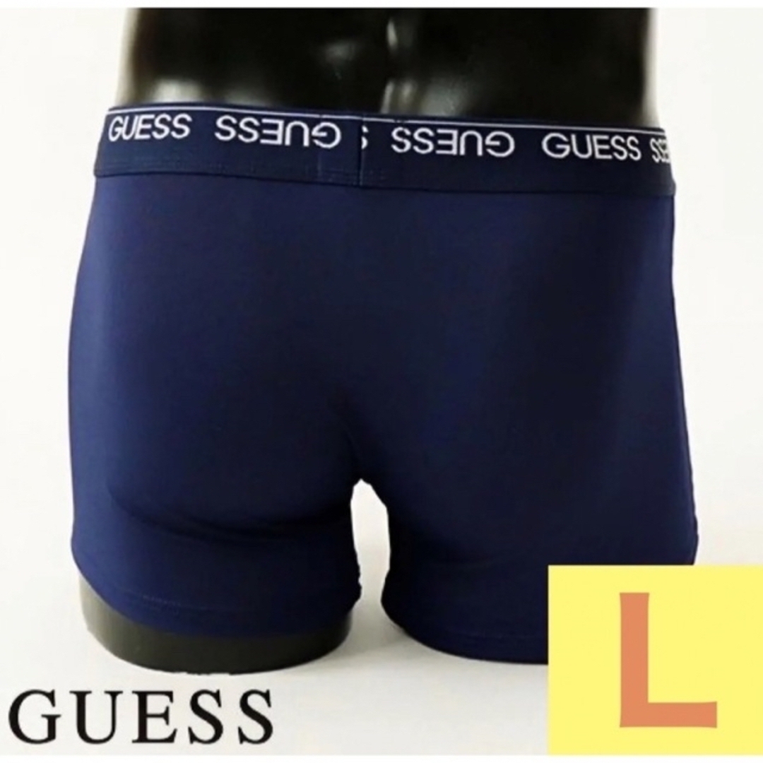 GUESS(ゲス)のGUESS ゲス ボクサーパンツ　L ネイビー メンズボクサーパンツ メンズのアンダーウェア(ボクサーパンツ)の商品写真